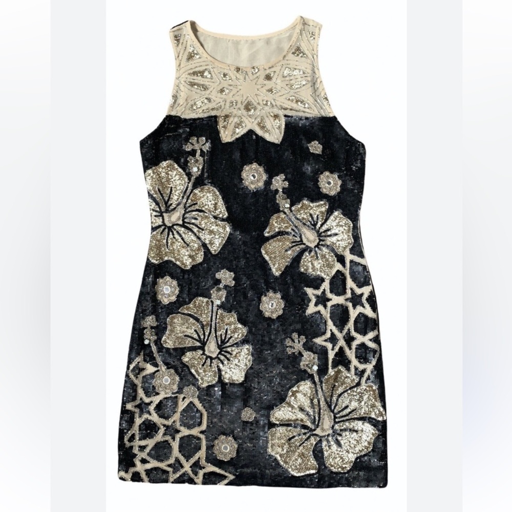 Needle & Thread War of Flowers Black Mini Dress | 10 - Picture 4 of 10